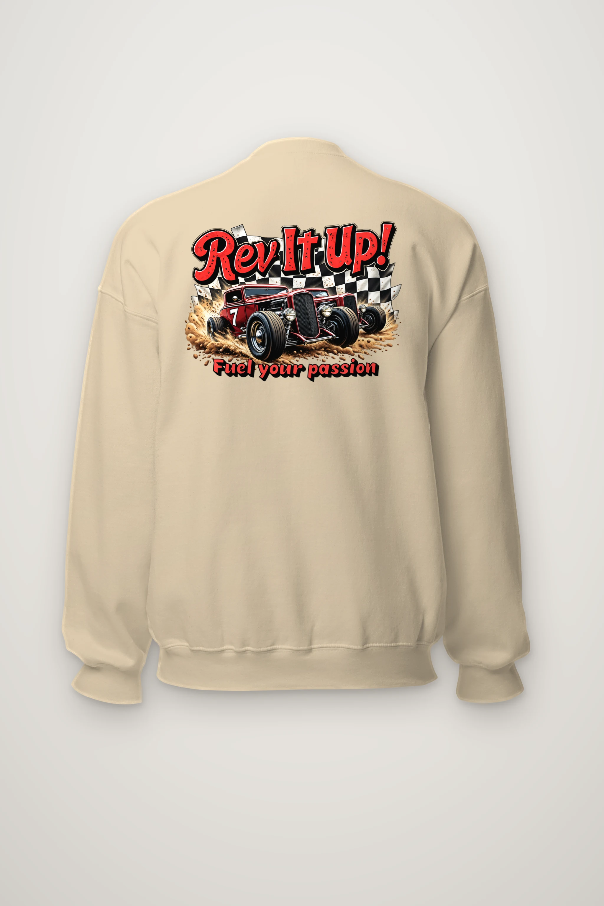 "Rev It Up" Heavy Blend Unisex Crewneck Sweatshirt