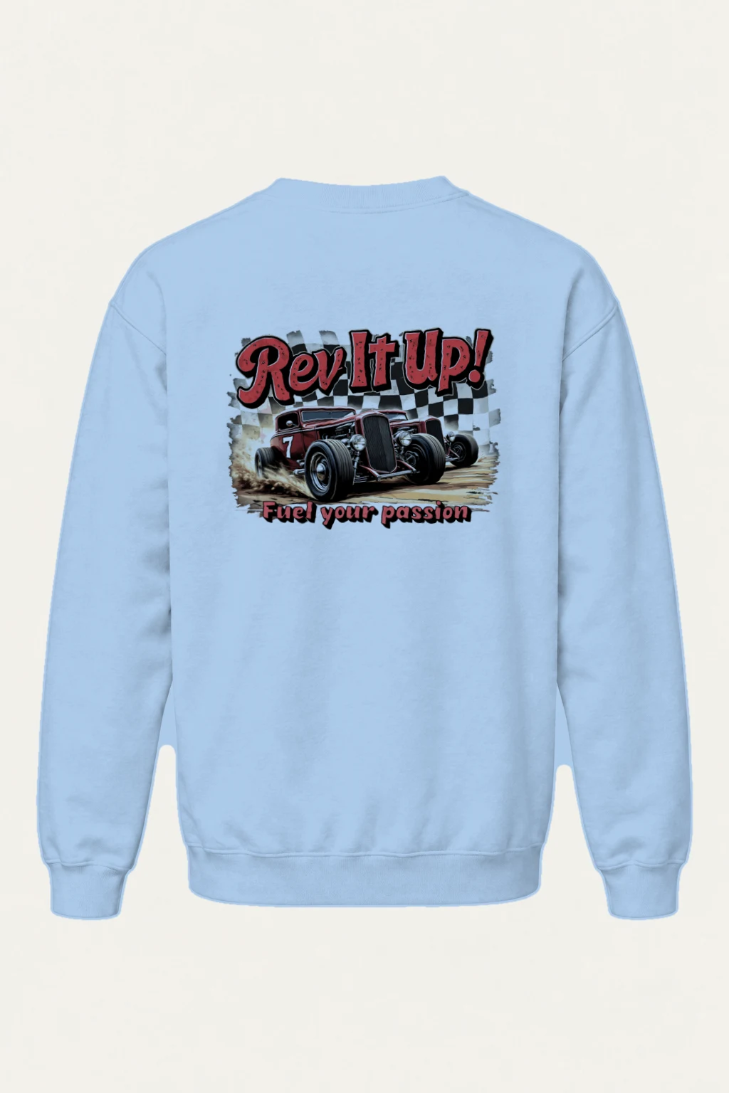 "Rev It Up" Heavy Blend Unisex Crewneck Sweatshirt | Gildan 18000