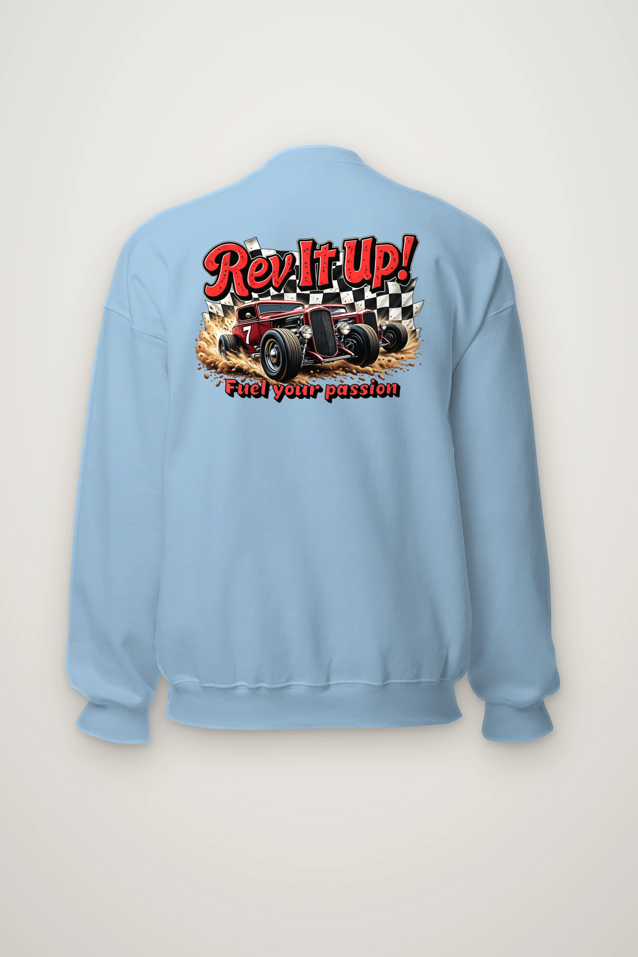 "Rev It Up" Heavy Blend Unisex Crewneck Sweatshirt