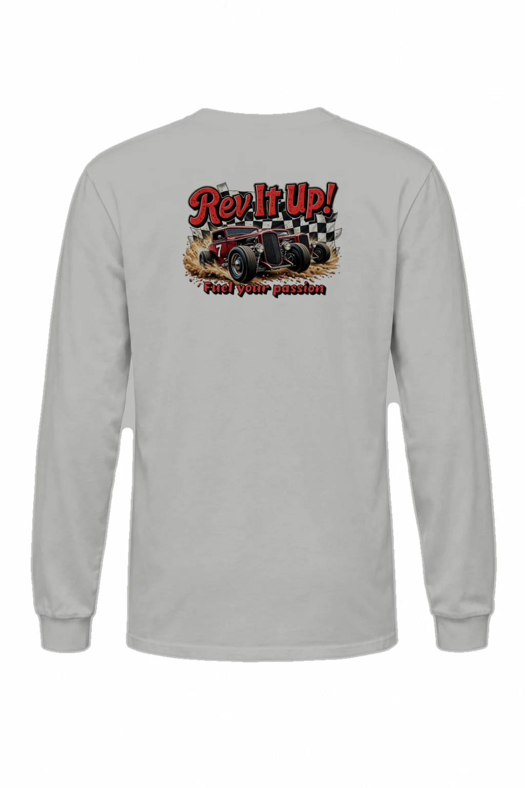 "Rev It Up" Unisex Longsleeve T-shirt | Gildan 2400