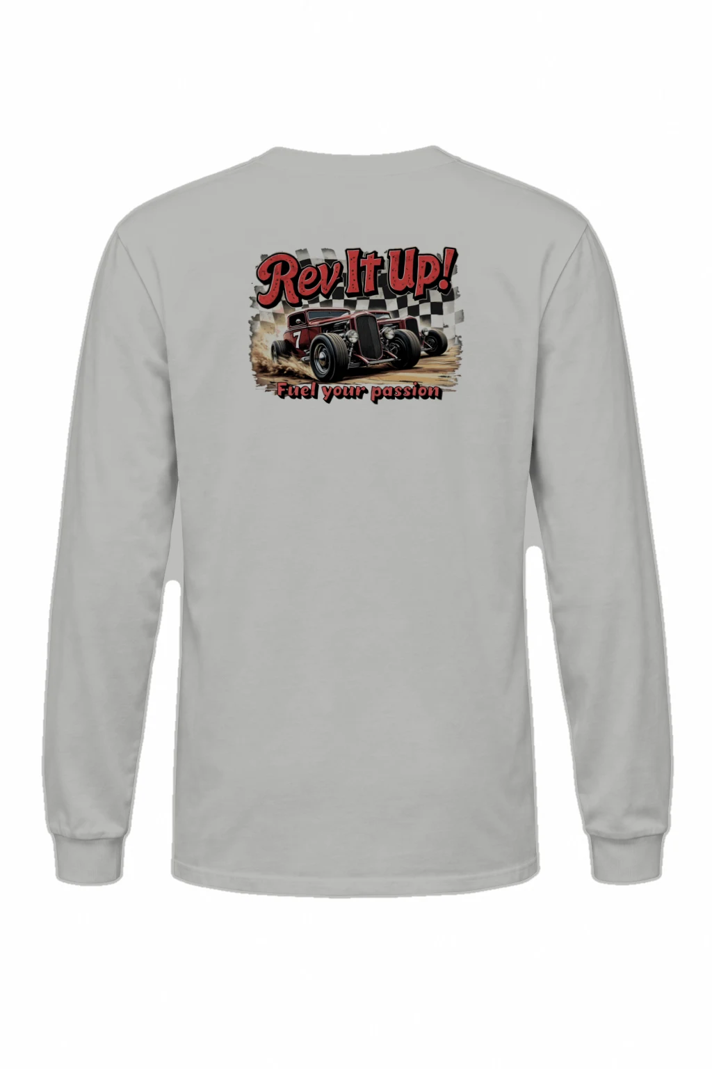 "Rev It Up" Unisex Longsleeve T-shirt | Gildan 2400