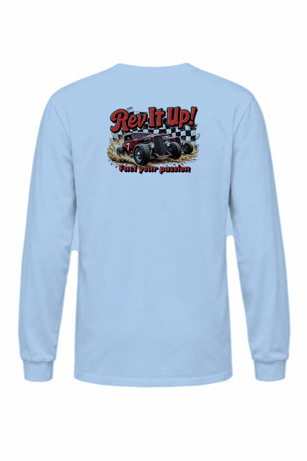"Rev It Up" Unisex Longsleeve T-shirt | Gildan 2400