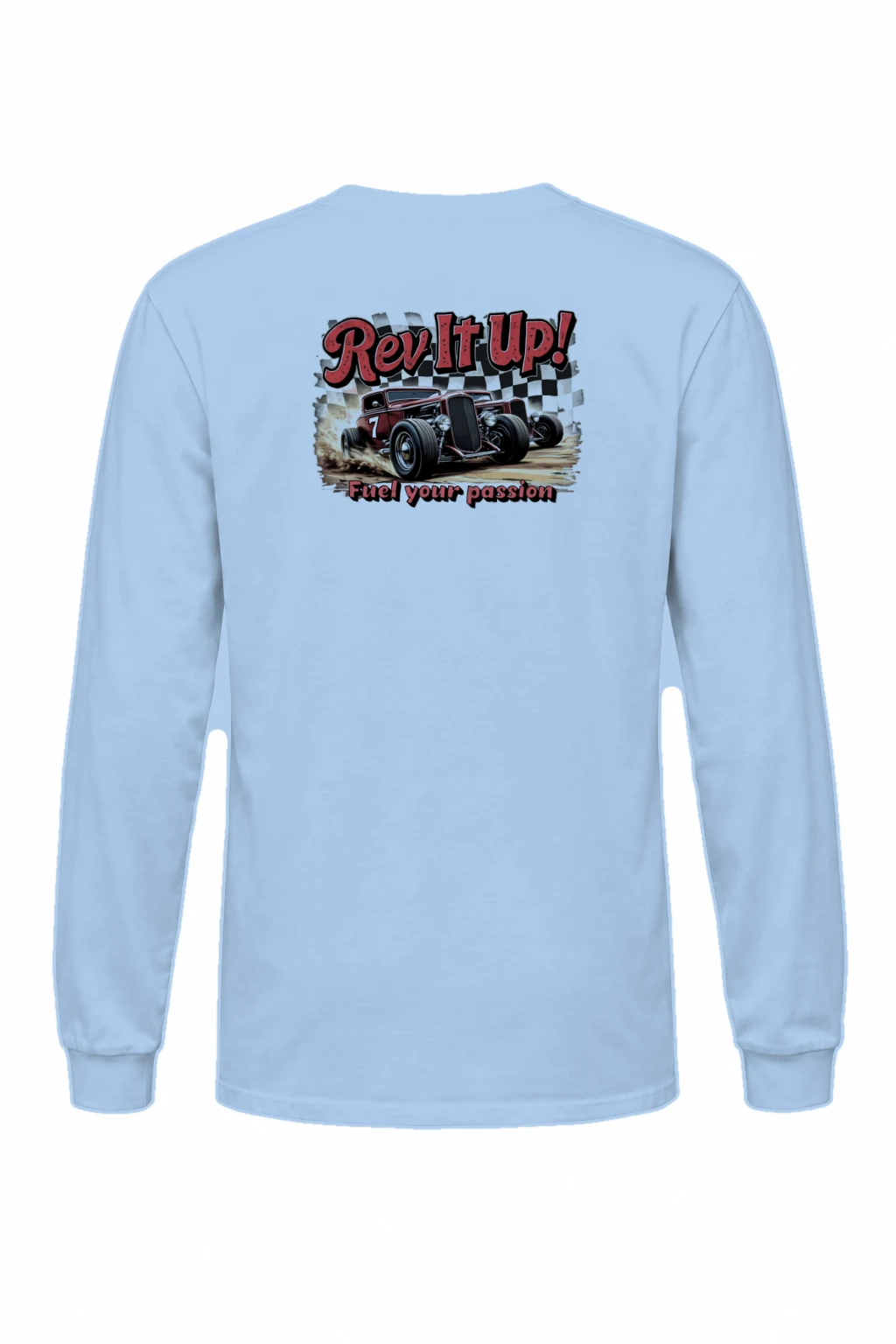 "Rev It Up" Unisex Longsleeve T-shirt | Gildan 2400