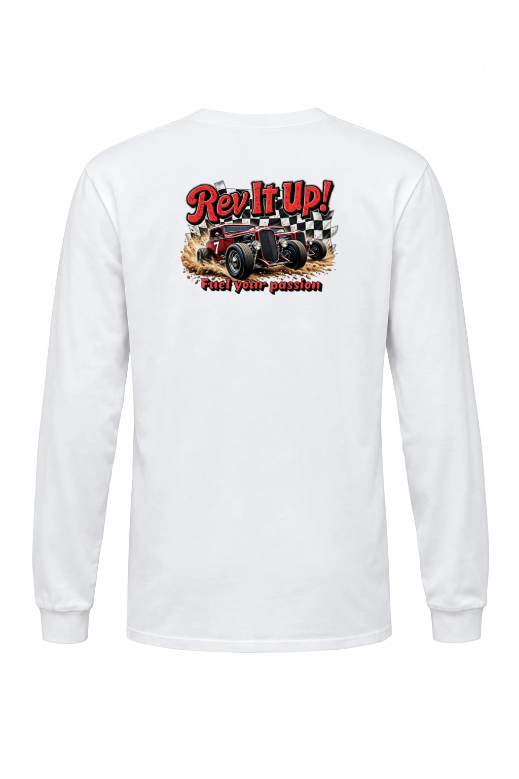 "Rev It Up" Unisex Longsleeve T-shirt | Gildan 2400