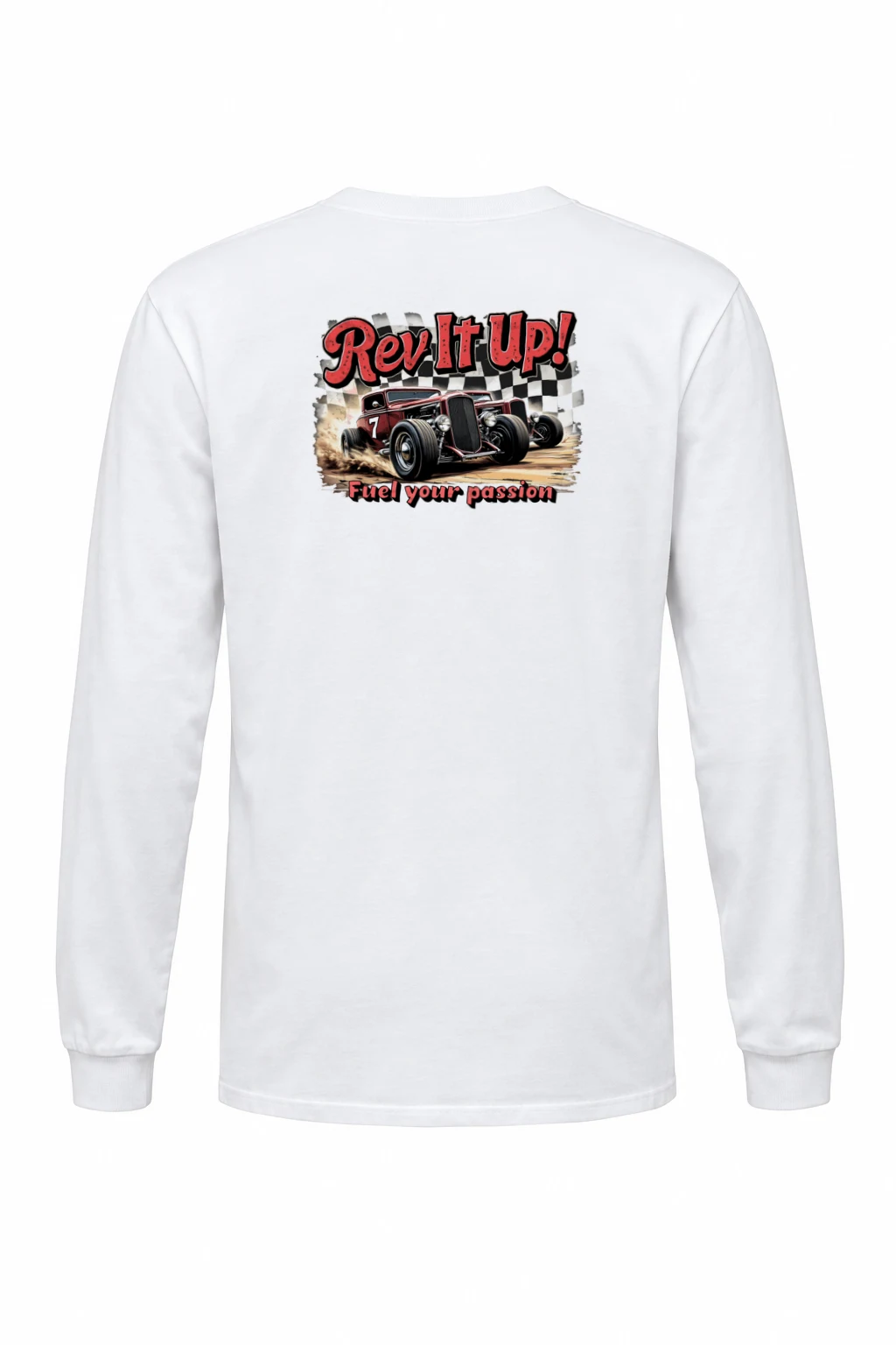"Rev It Up" Unisex Longsleeve T-shirt | Gildan 2400
