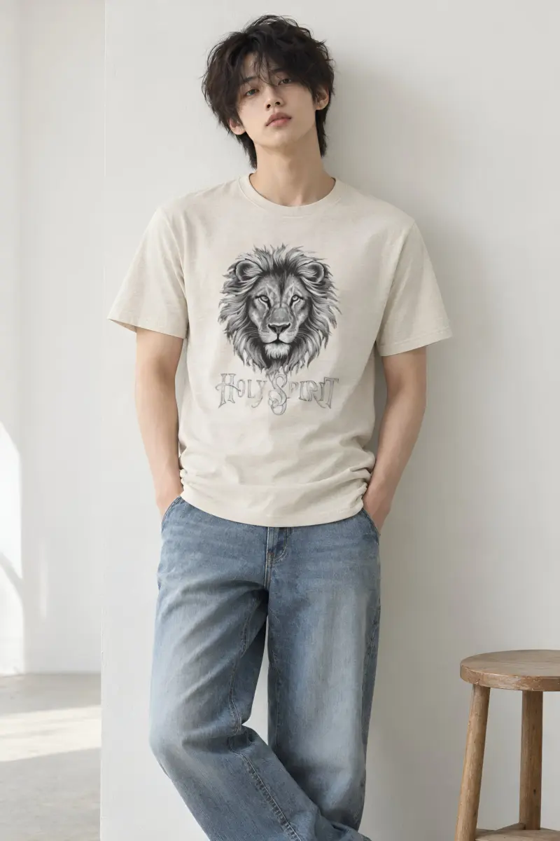 "Reverent Mane" Heavyweight Unisex Crewneck T-shirt