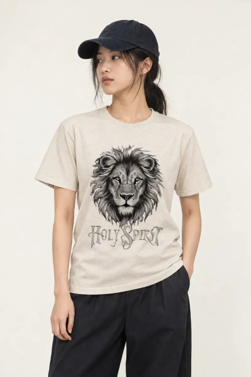 "Reverent Mane" Heavyweight Unisex Crewneck T-shirt