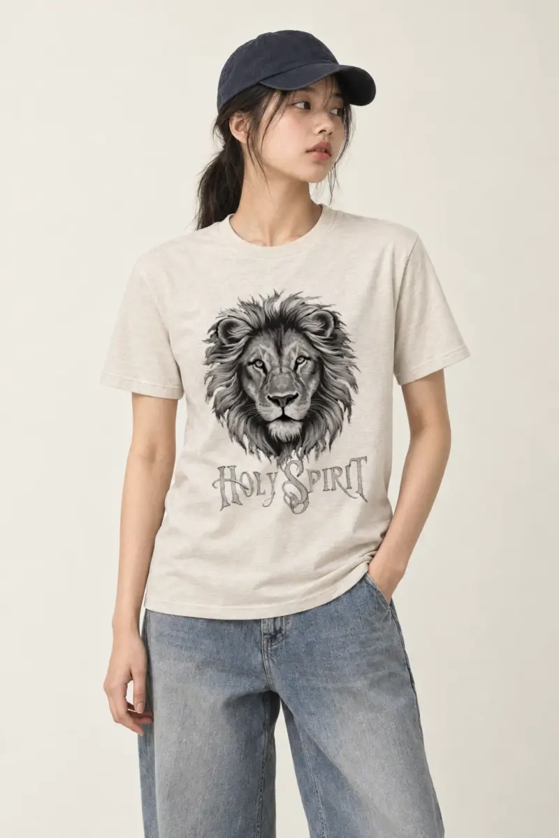 "Reverent Mane" Heavyweight Unisex Crewneck T-shirt