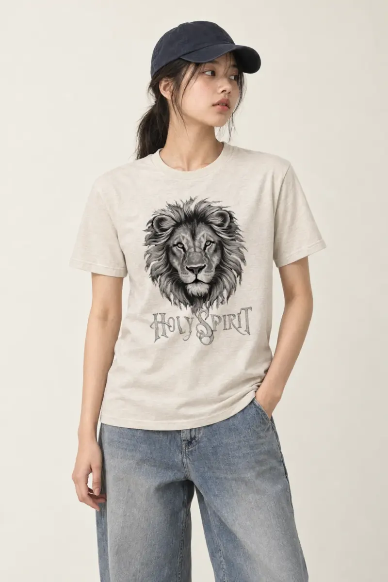 "Reverent Mane" Heavyweight Unisex Crewneck T-shirt