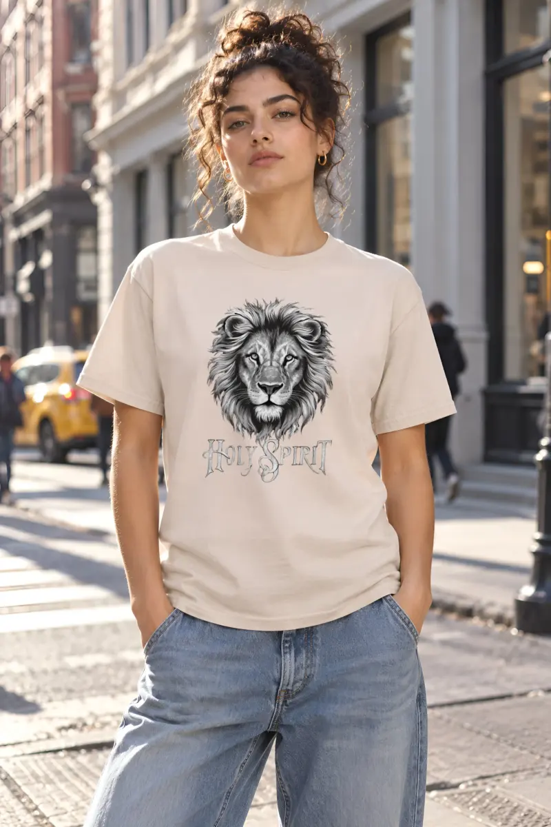 "Reverent Mane" Heavyweight Unisex Crewneck T-shirt