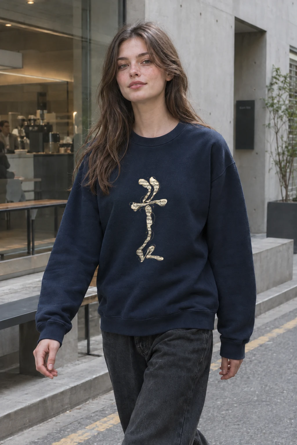 "Rêverie Ballerina" Heavy Blend Unisex Crewneck Sweatshirt | Gildan 18000