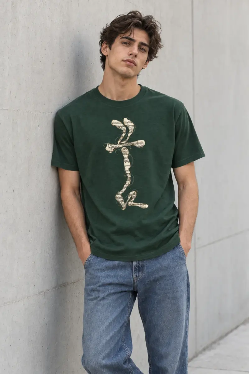 "Rêverie Ballerina" Heavyweight Unisex Crewneck T-shirt | Gildan 5000