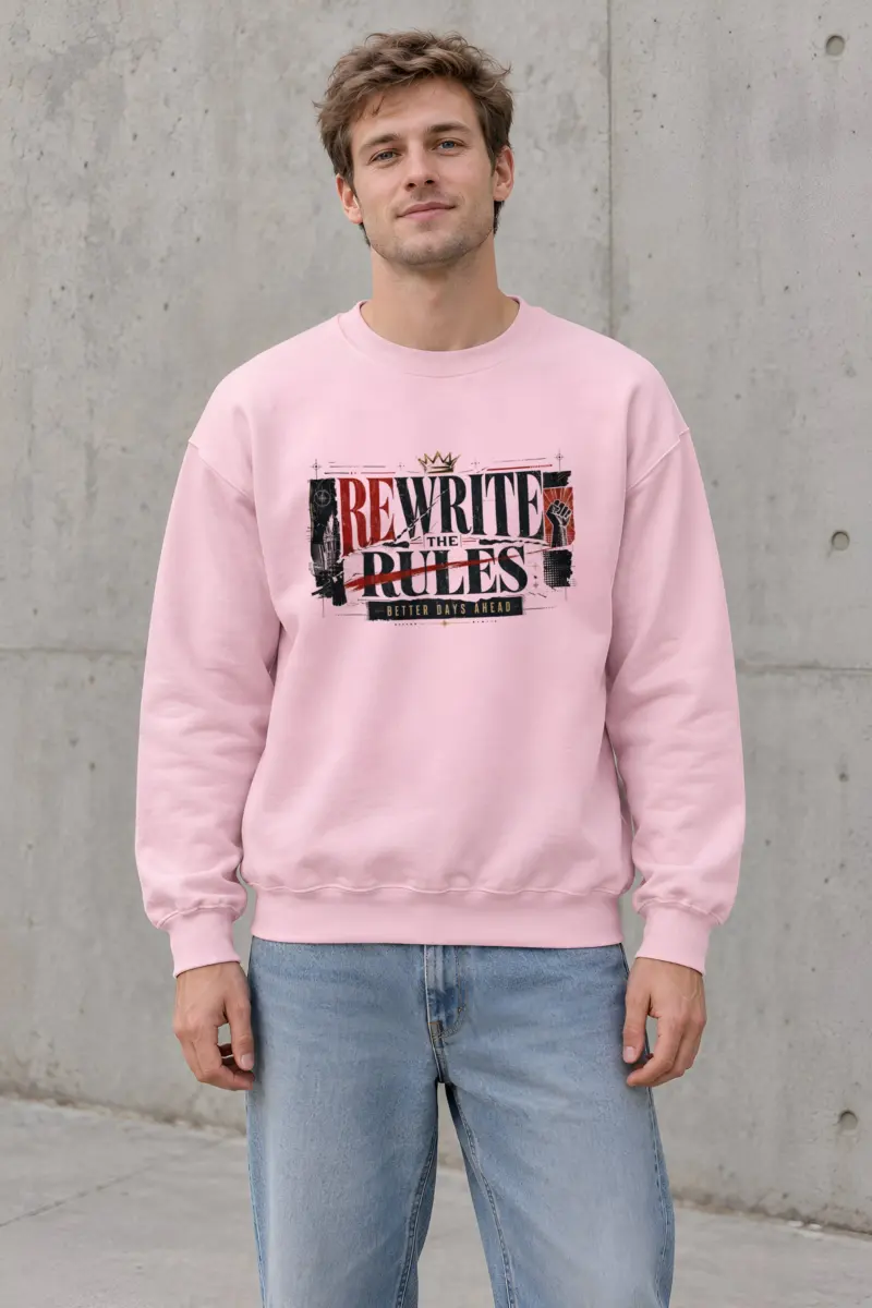 "Rewrite The Rules" Heavy Blend Unisex Crewneck Sweatshirt