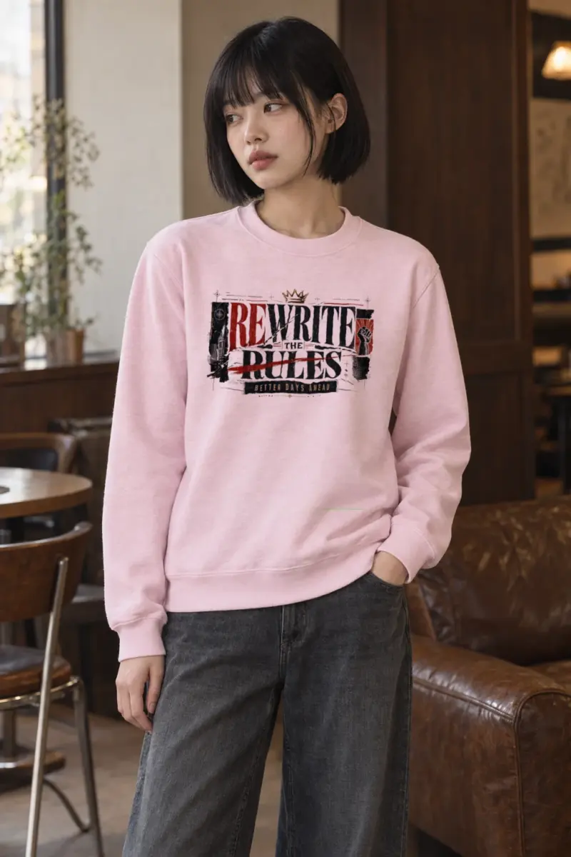 "Rewrite The Rules" Heavy Blend Unisex Crewneck Sweatshirt