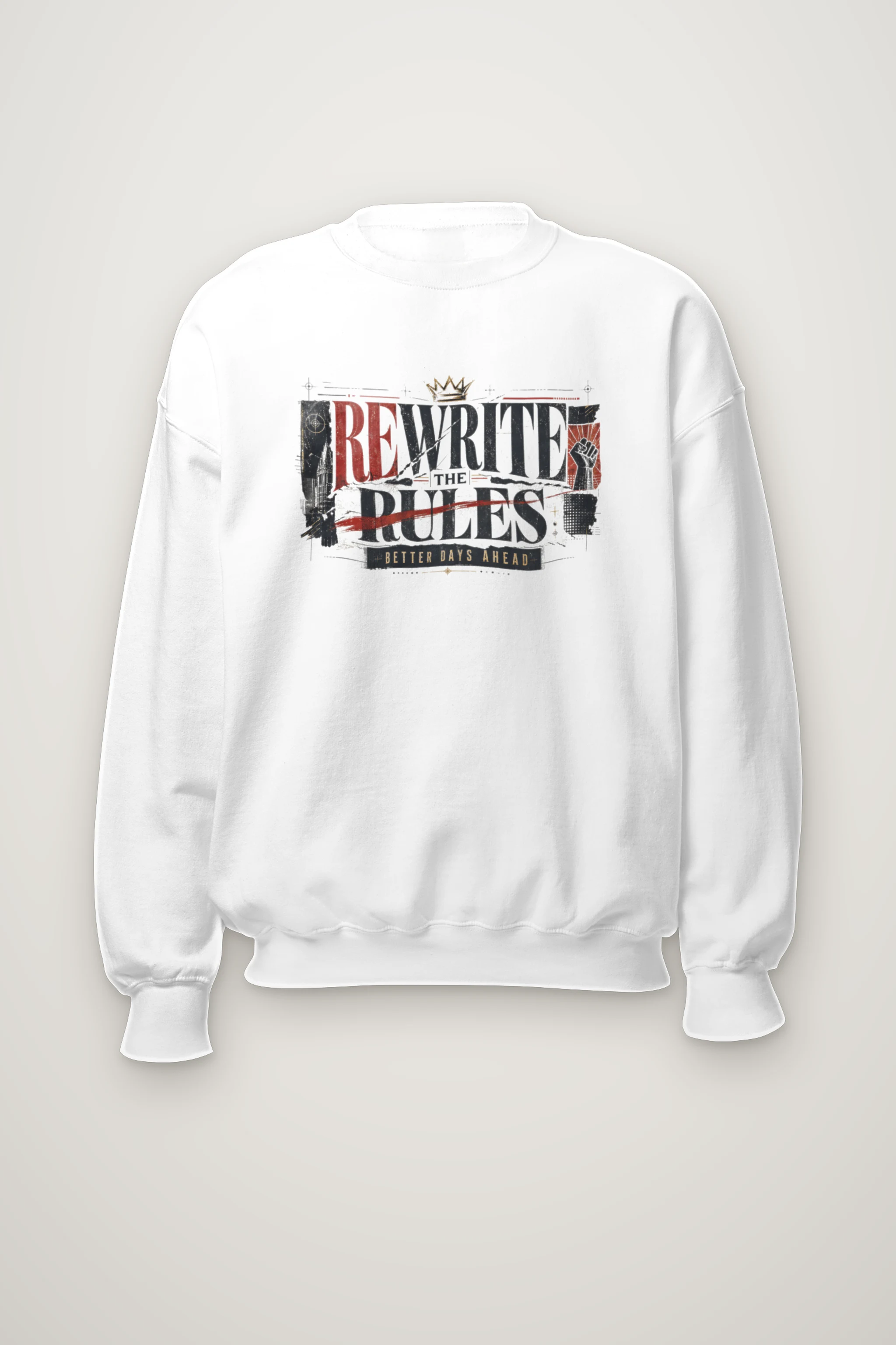 "Rewrite The Rules" Heavy Blend Unisex Crewneck Sweatshirt