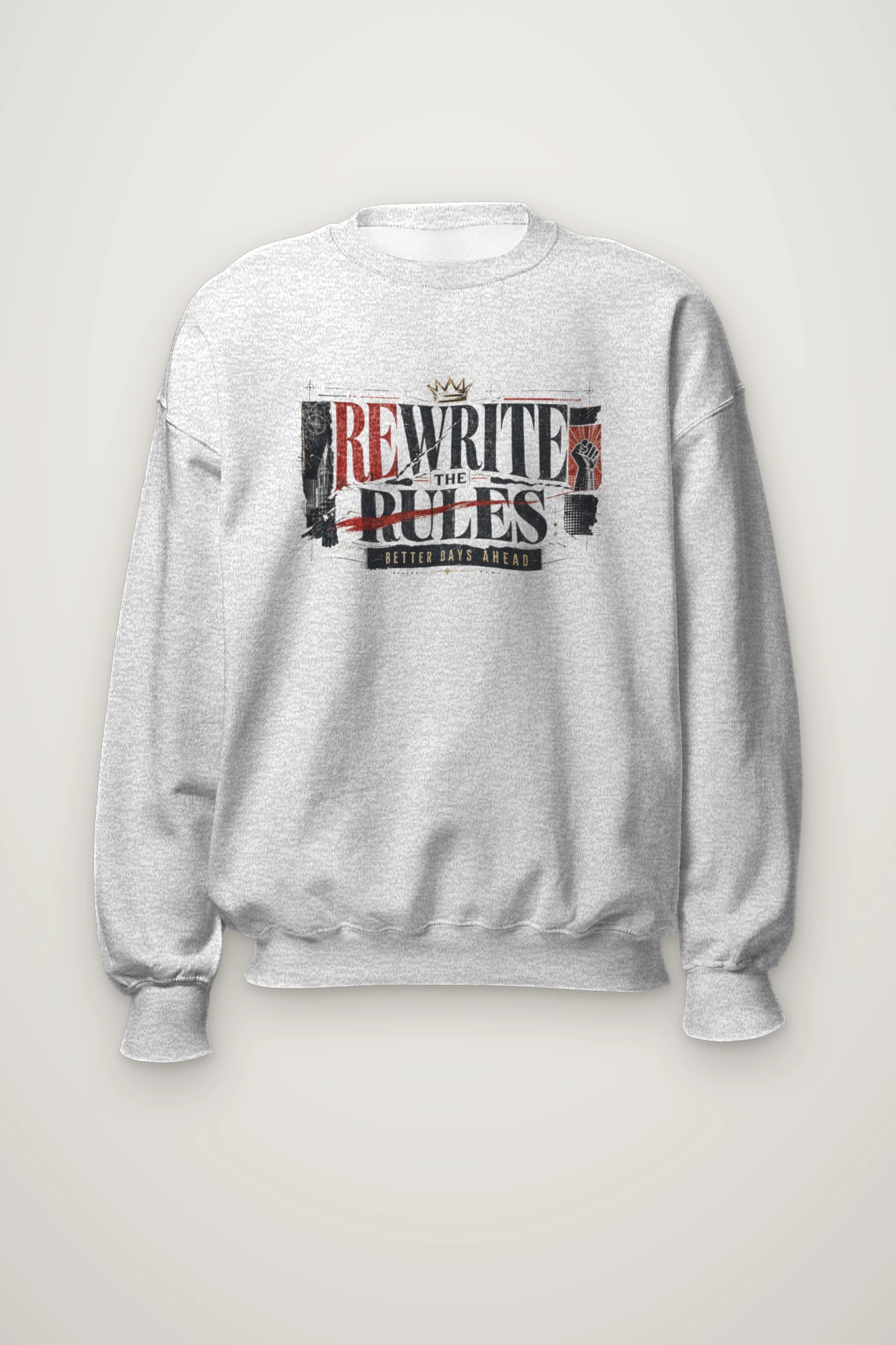 "Rewrite The Rules" Heavy Blend Unisex Crewneck Sweatshirt