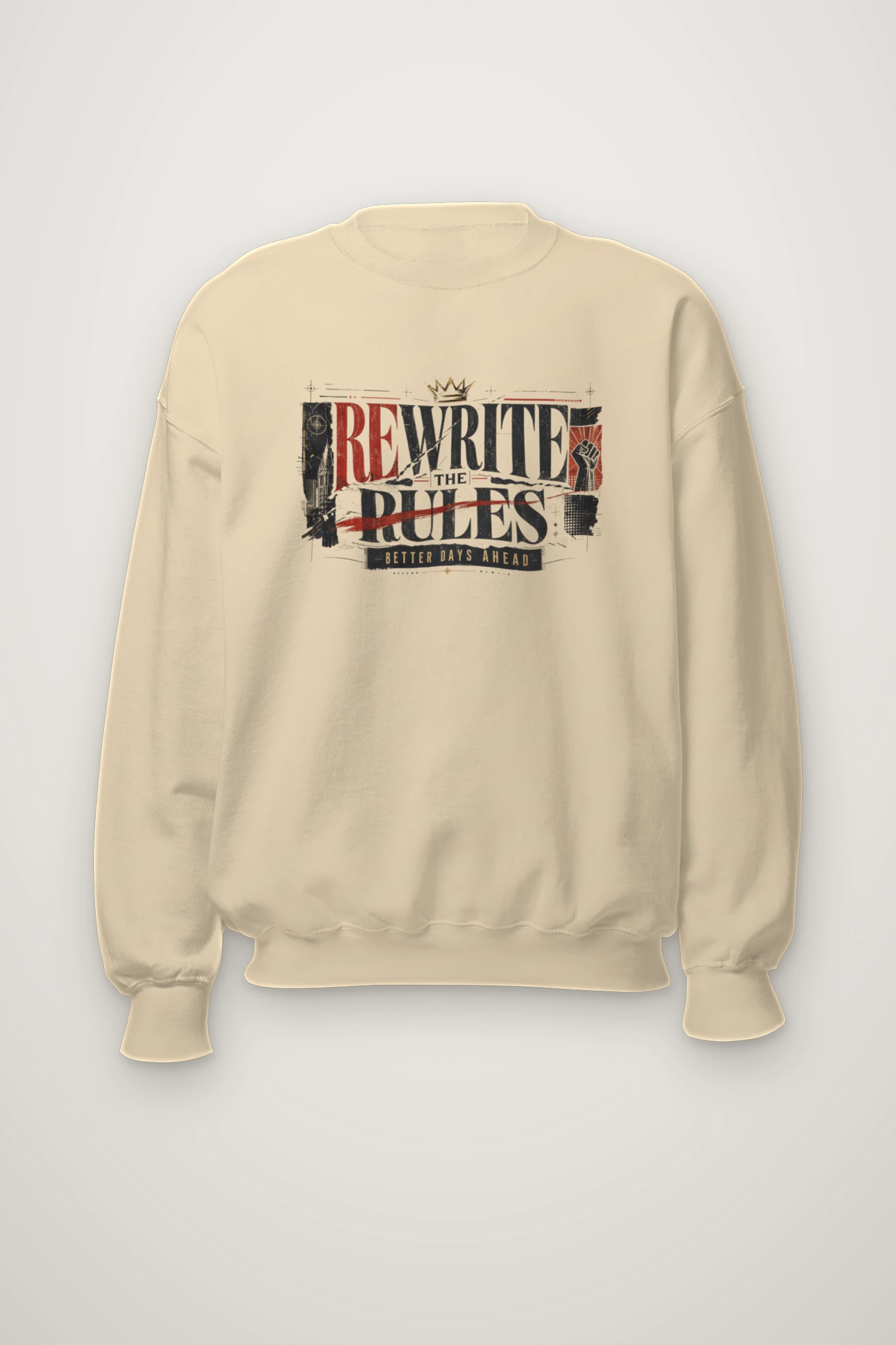 "Rewrite The Rules" Heavy Blend Unisex Crewneck Sweatshirt