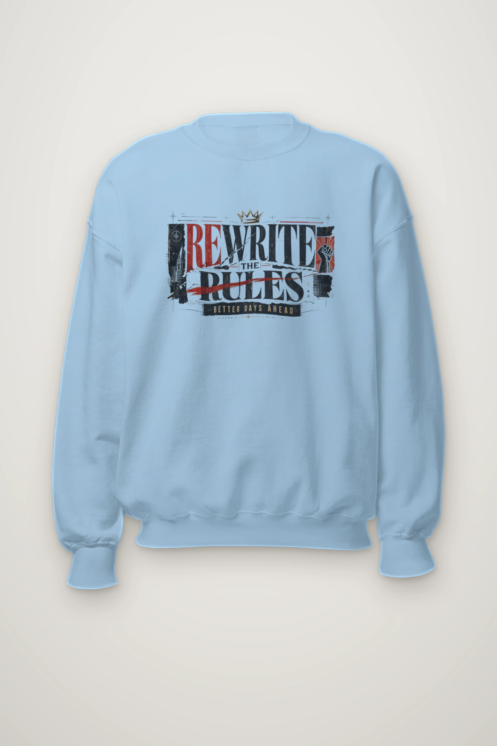 "Rewrite The Rules" Heavy Blend Unisex Crewneck Sweatshirt