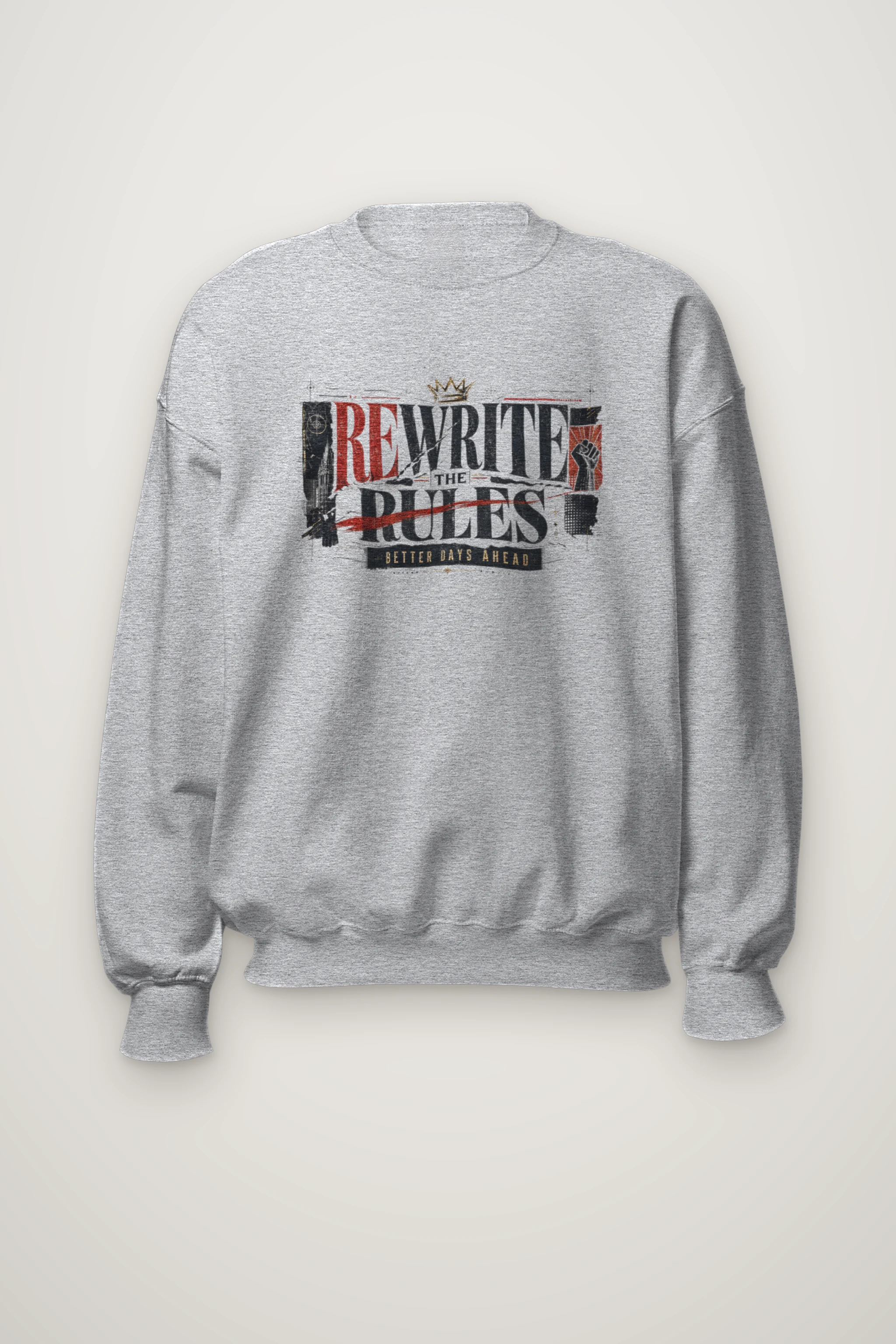 "Rewrite The Rules" Heavy Blend Unisex Crewneck Sweatshirt