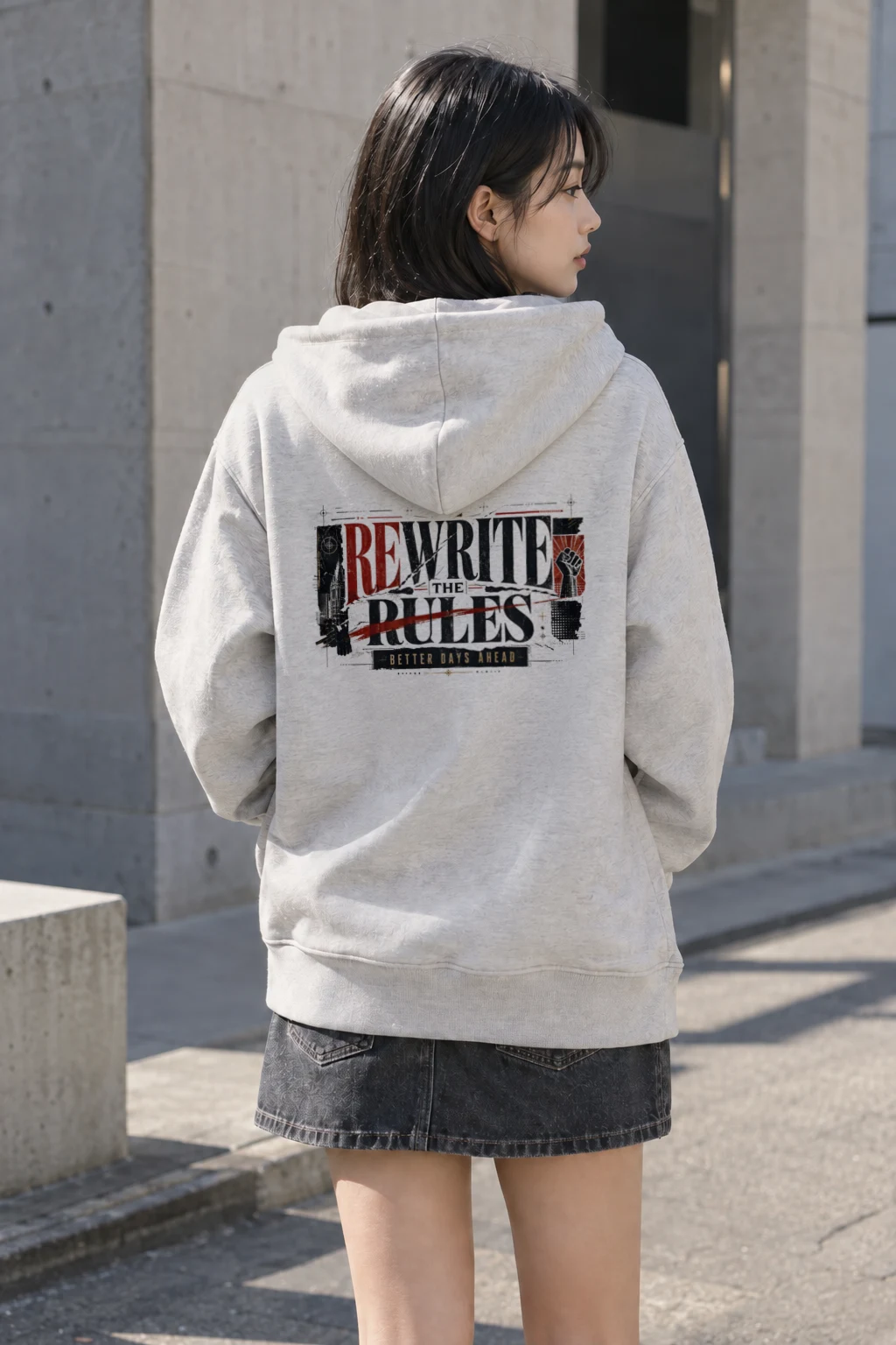 "Rewrite The Rules" Heavy Blend Unisex Pullover Hoodie | Gildan 18500
