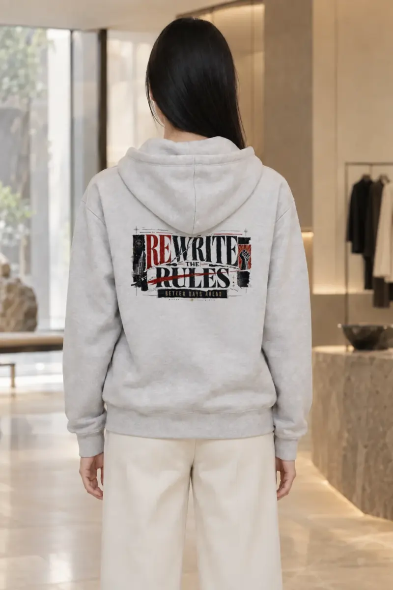 "Rewrite The Rules" Heavy Blend Unisex Pullover Hoodie | Gildan 18500