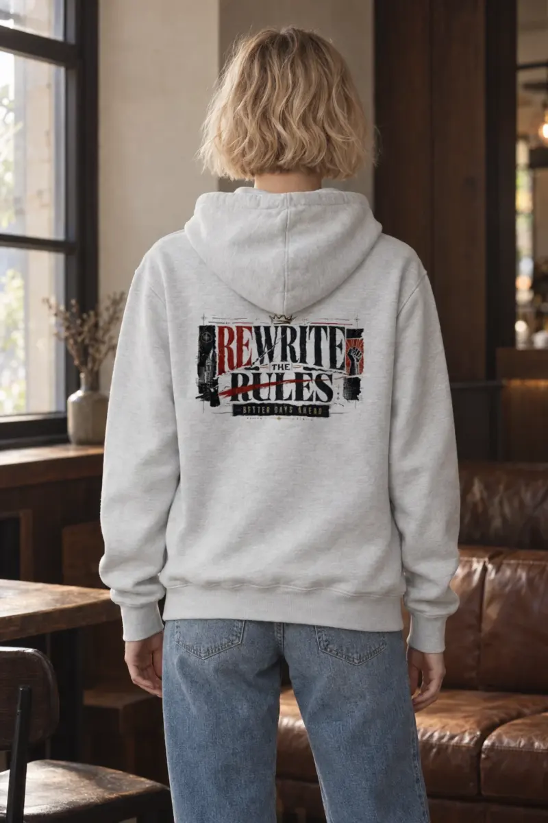 "Rewrite The Rules" Heavy Blend Unisex Pullover Hoodie