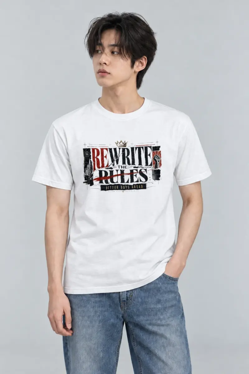 "Rewrite The Rules" Heavyweight Unisex Crewneck T-shirt