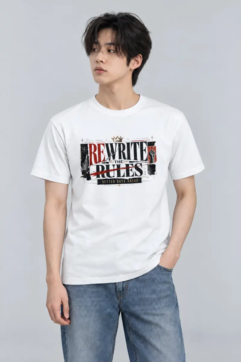 "Rewrite The Rules" Heavyweight Unisex Crewneck T-shirt