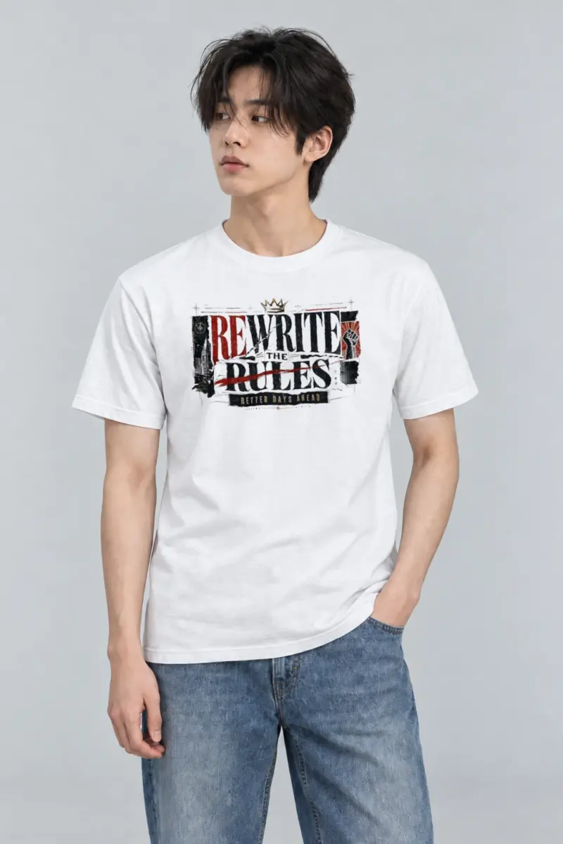 "Rewrite The Rules" Heavyweight Unisex Crewneck T-shirt