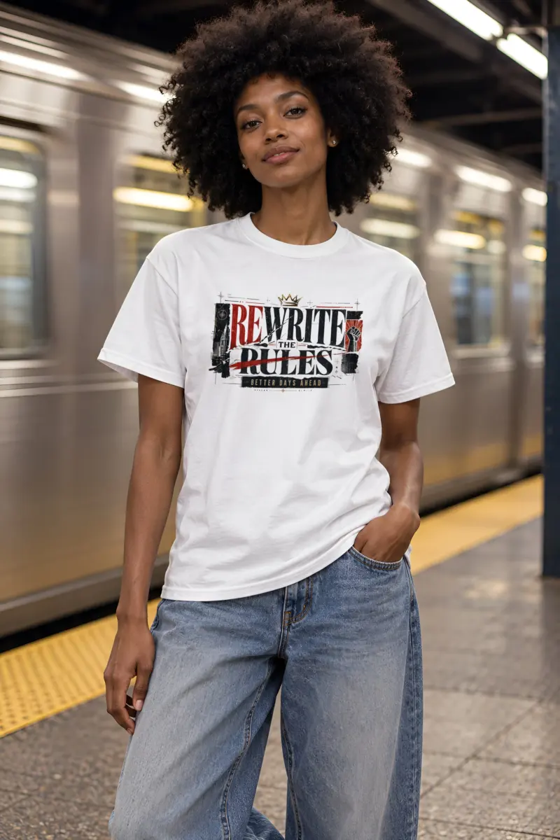 "Rewrite The Rules" Heavyweight Unisex Crewneck T-shirt