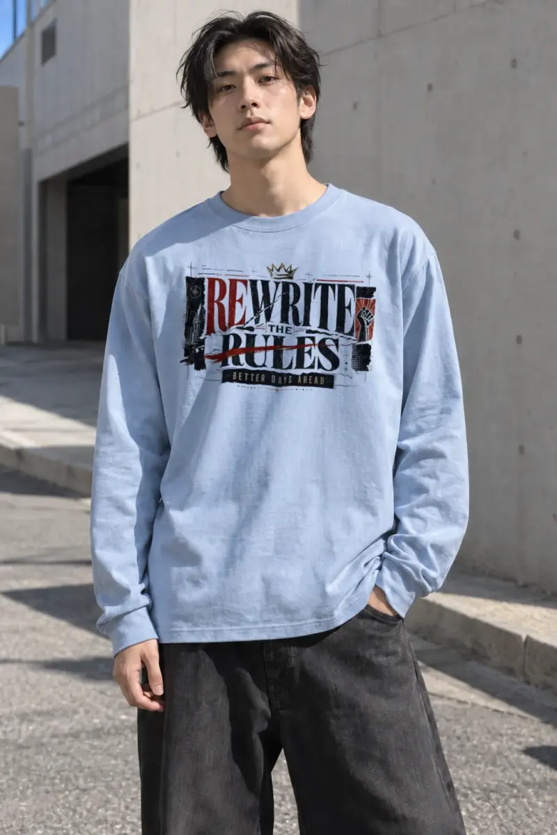 "Rewrite The Rules" Unisex Longsleeve T-shirt | Gildan 2400