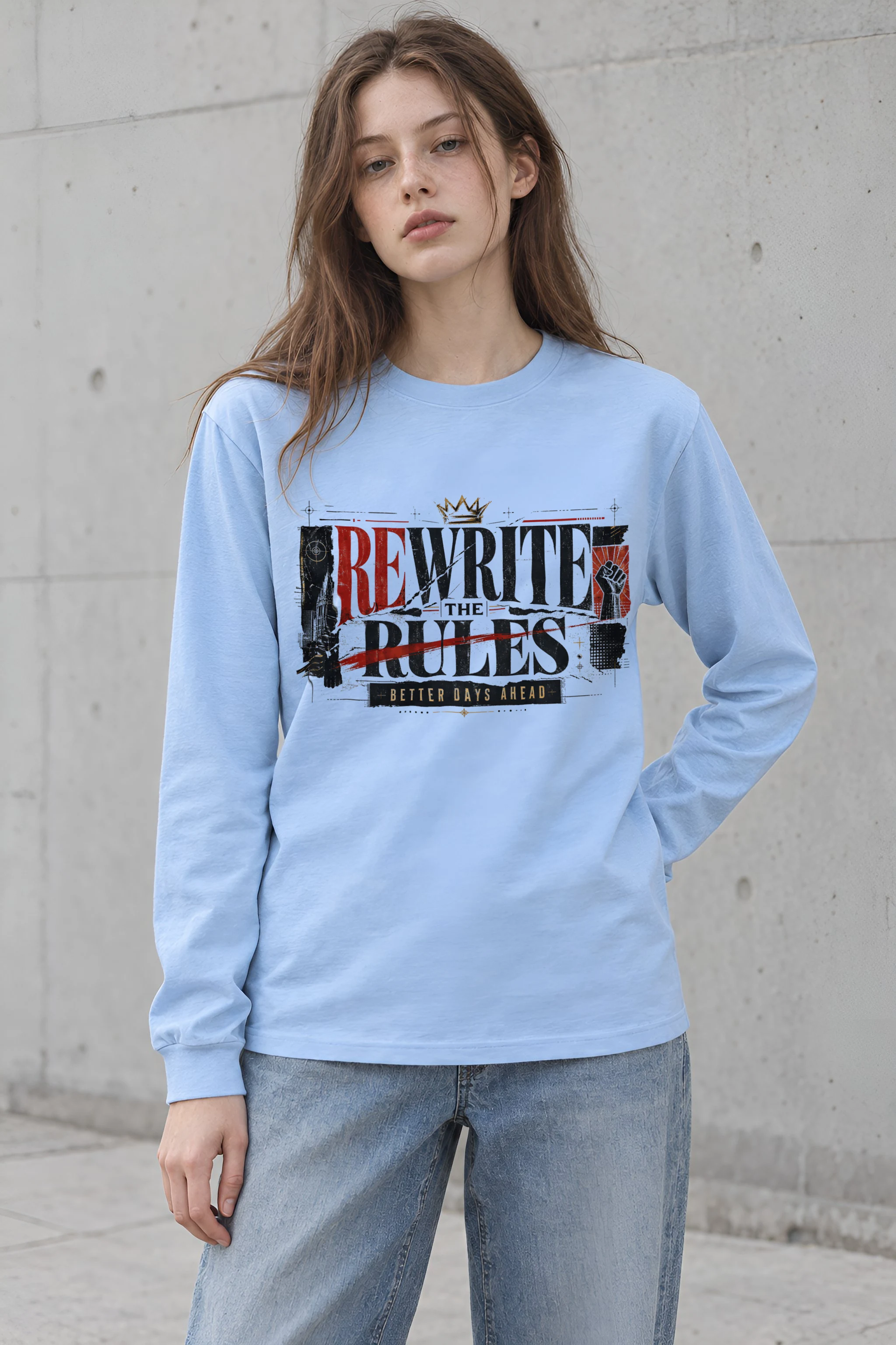 "Rewrite The Rules" Unisex Longsleeve T-shirt