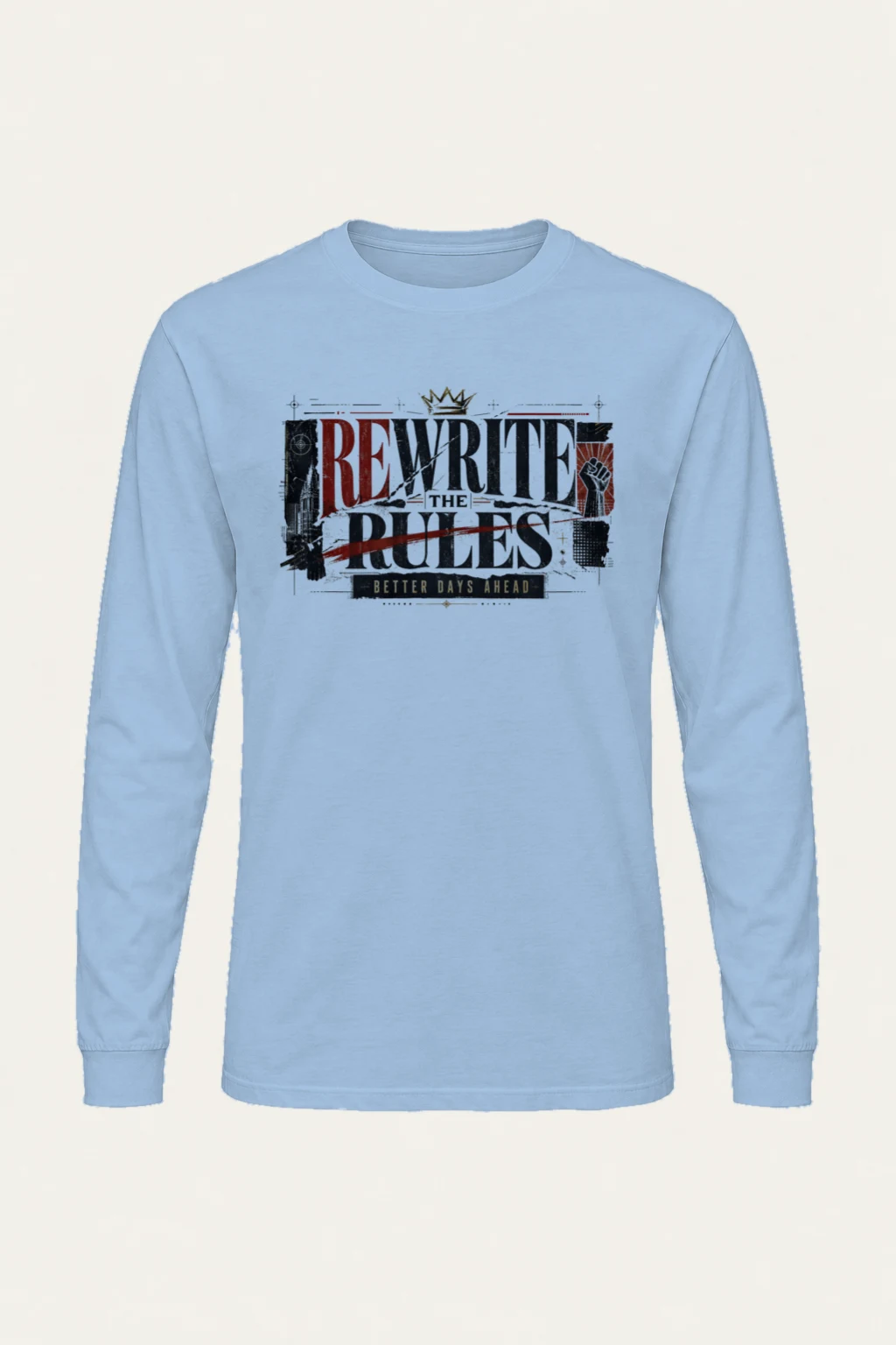 "Rewrite The Rules" Unisex Longsleeve T-shirt | Gildan 2400