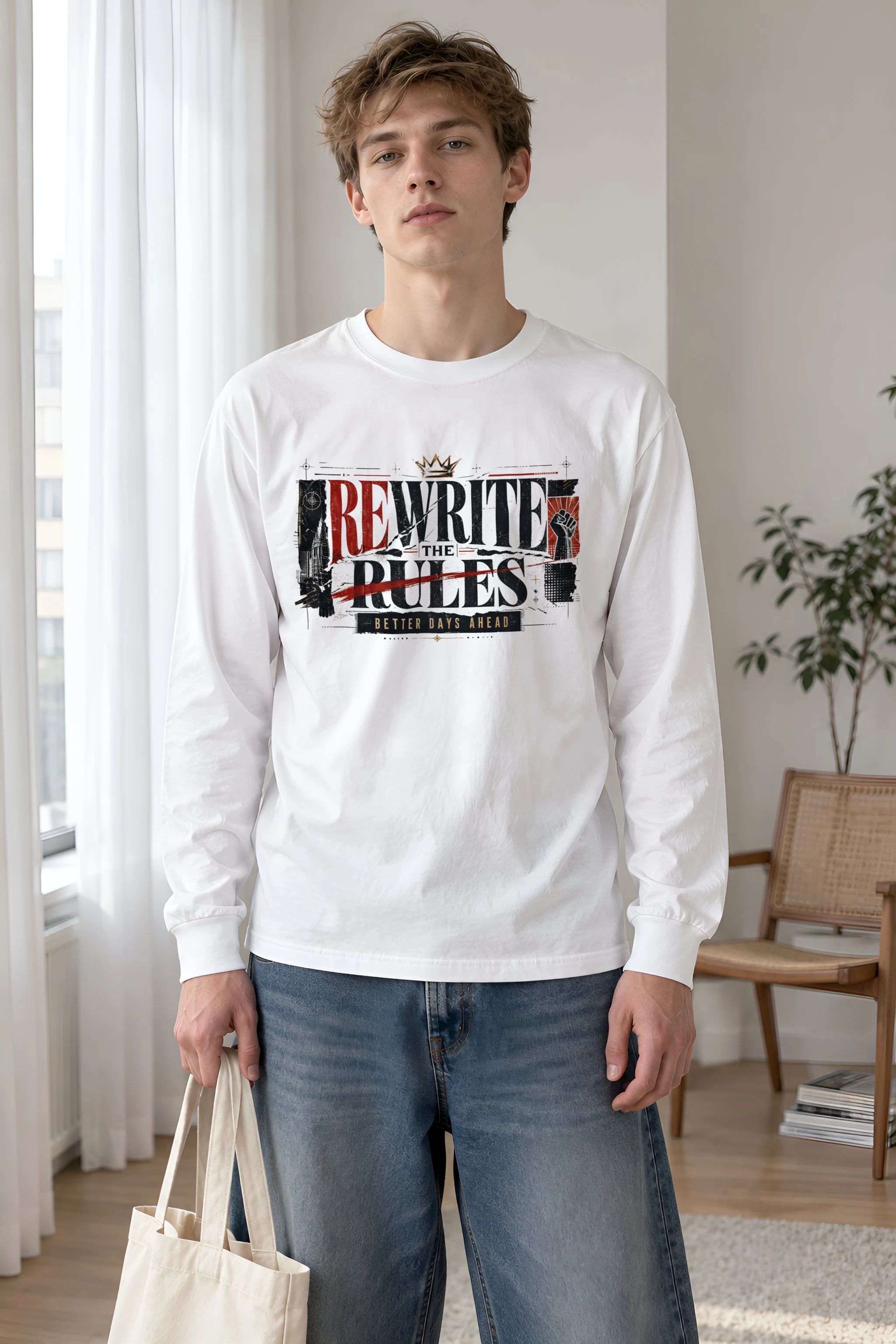 "Rewrite The Rules" Unisex Longsleeve T-shirt