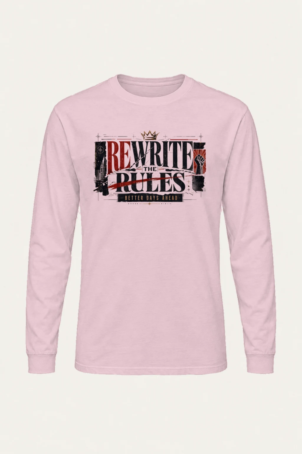 "Rewrite The Rules" Unisex Longsleeve T-shirt | Gildan 2400