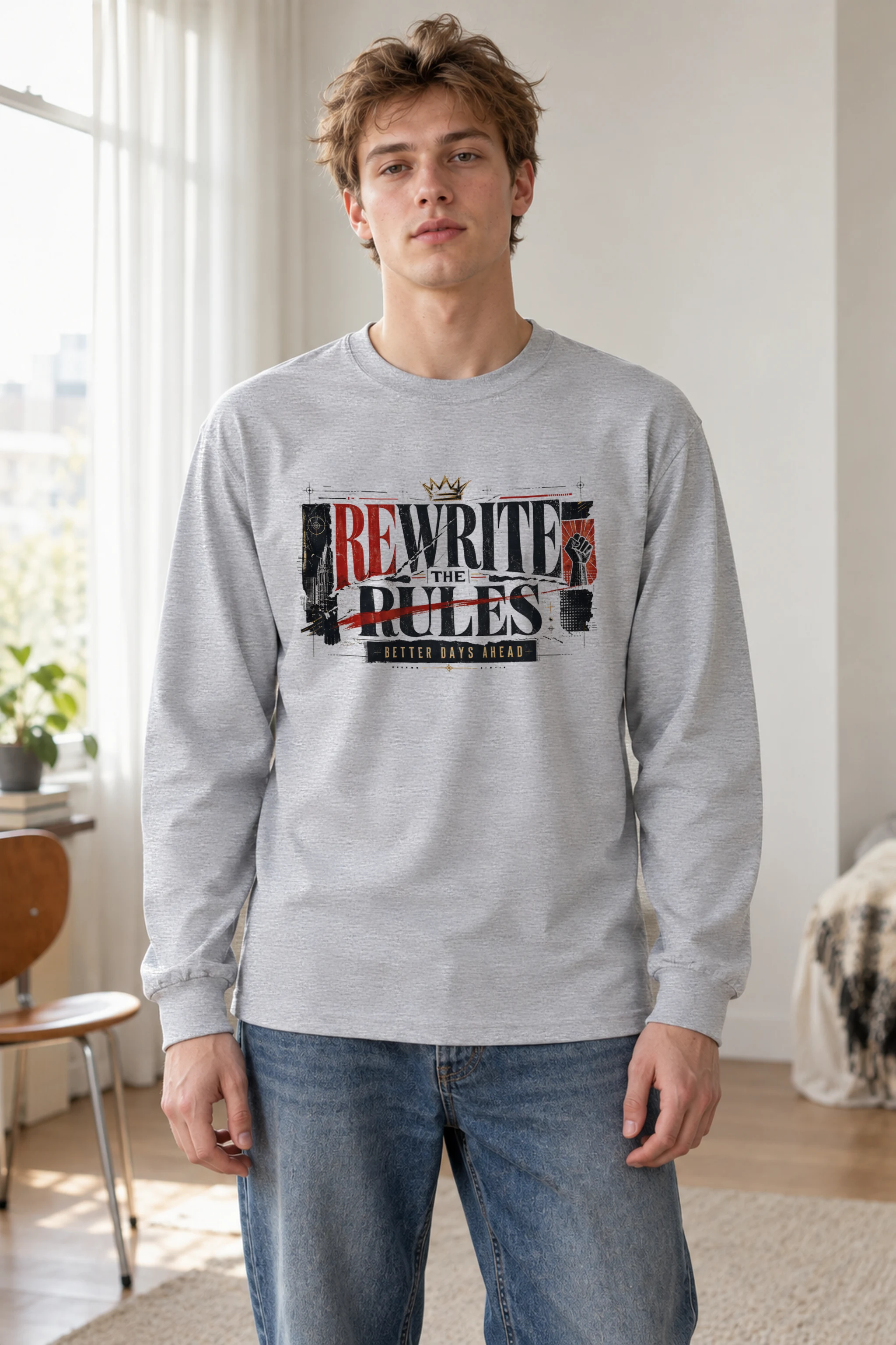 "Rewrite The Rules" Unisex Longsleeve T-shirt