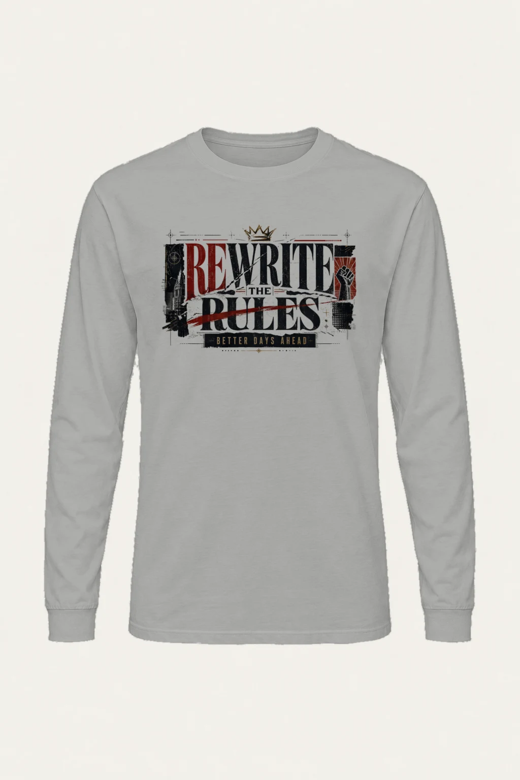 "Rewrite The Rules" Unisex Longsleeve T-shirt | Gildan 2400