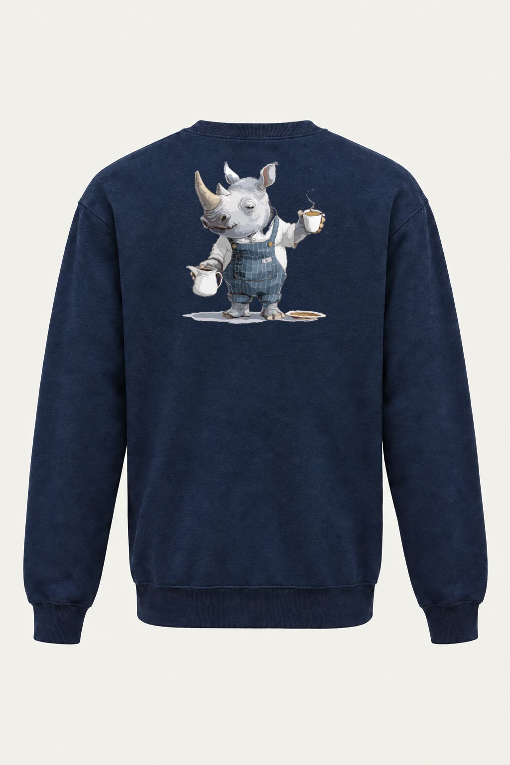 "Rhino Coffee Break" Heavy Blend Unisex Crewneck Sweatshirt | Gildan 18000