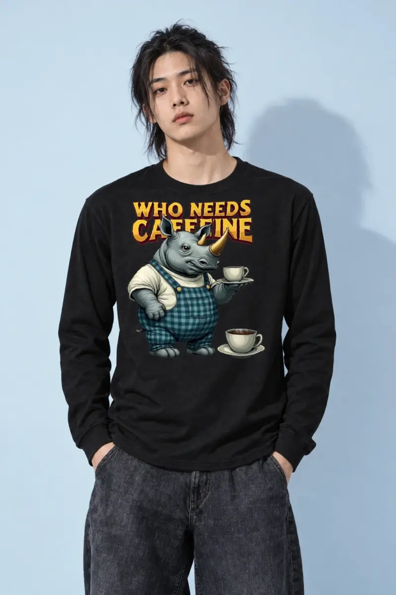 "Rhino Coffee Service" Unisex Longsleeve T-shirt