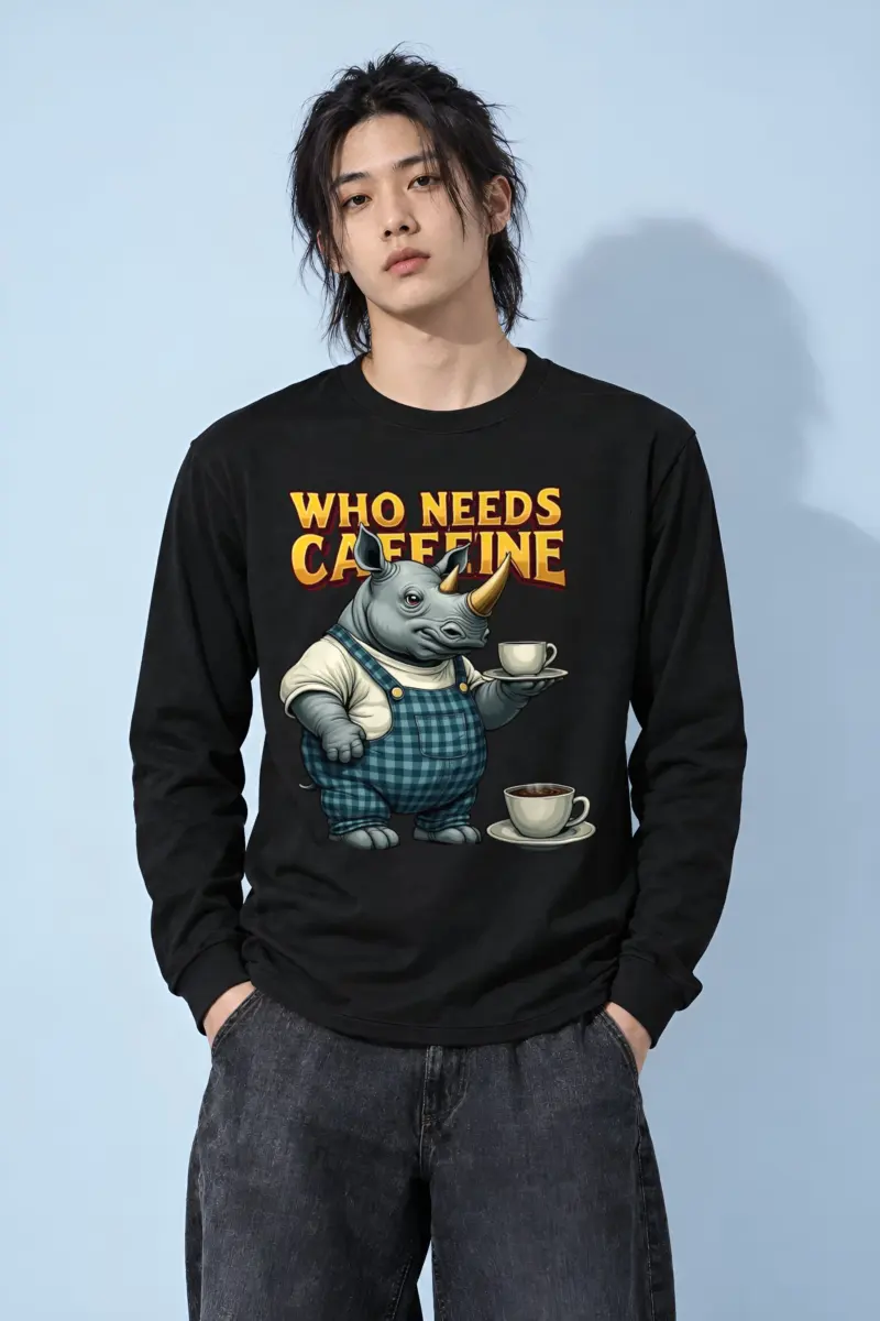 "Rhino Coffee Service" Unisex Longsleeve T-shirt