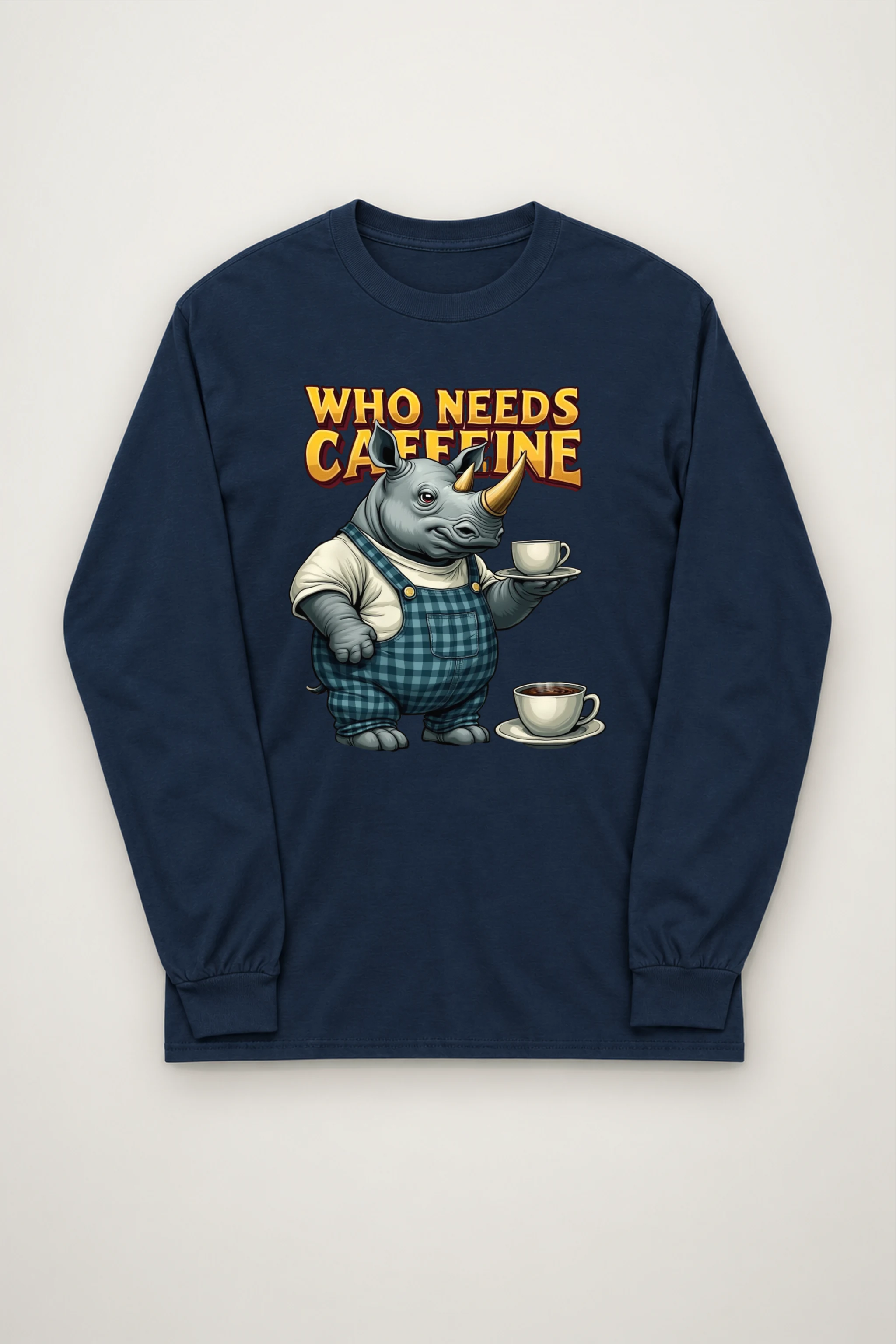 "Rhino Coffee Service" Unisex Longsleeve T-shirt