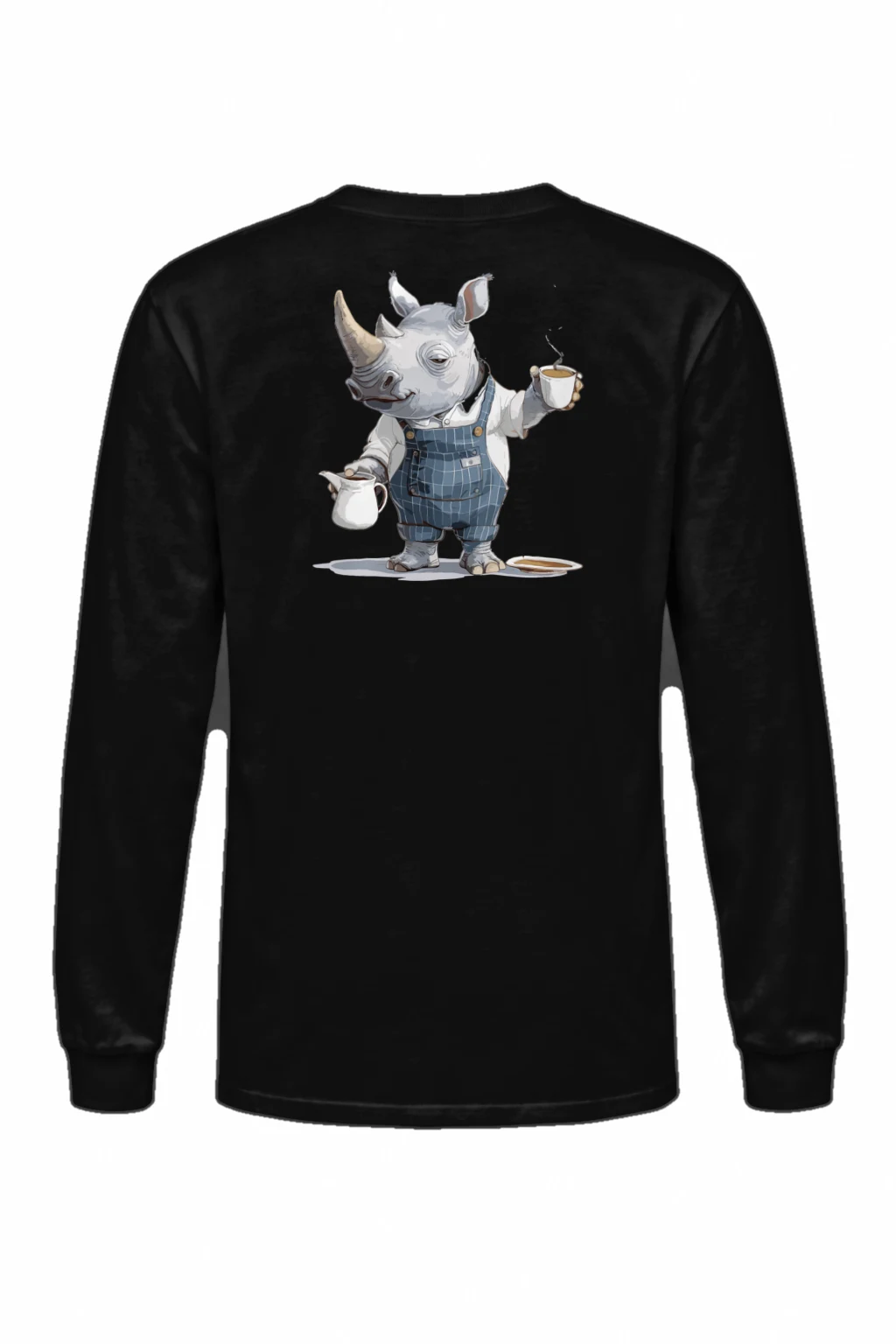 "Rhino Coffee Shift" Unisex Longsleeve T-shirt | Gildan 2400