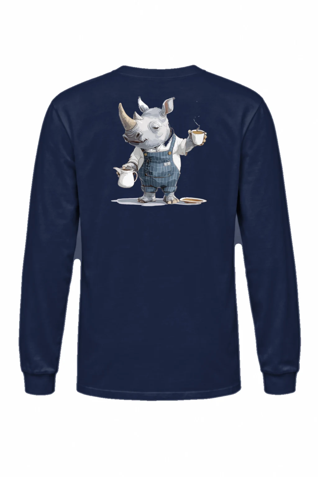 "Rhino Coffee Shift" Unisex Longsleeve T-shirt | Gildan 2400