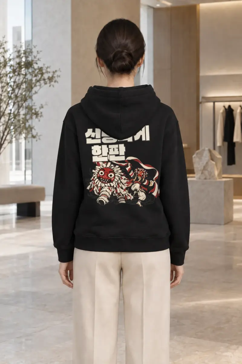 "Ribbon Mask Dancers" Heavy Blend Unisex Pullover Hoodie | Gildan 18500