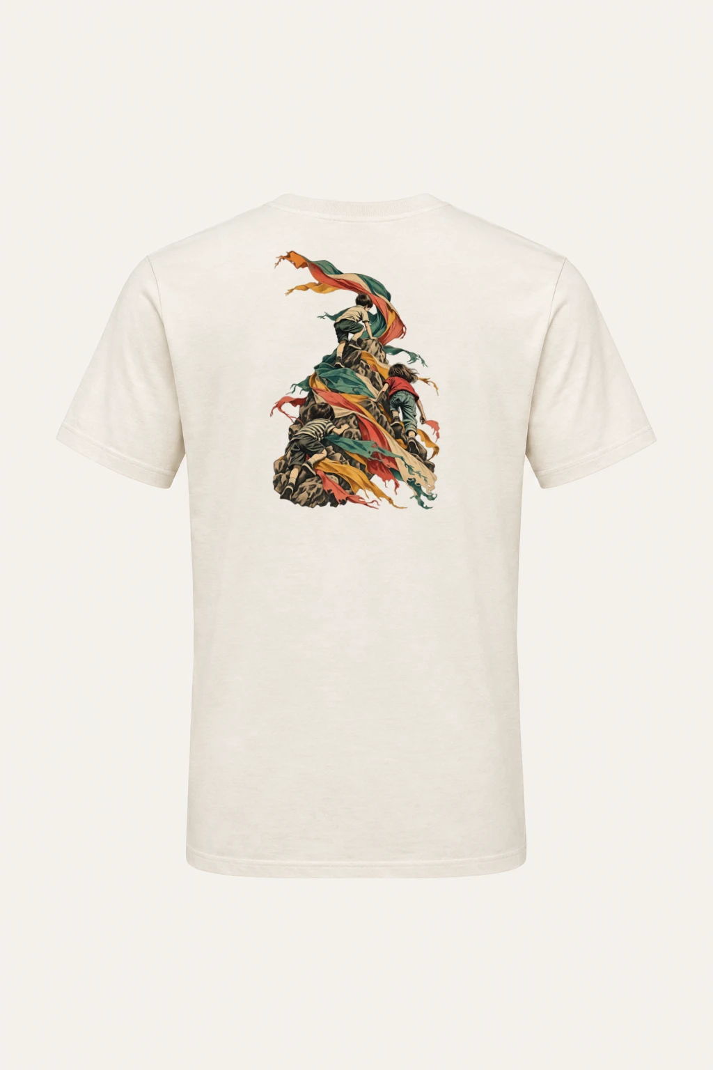 "Ribbon Peak Adventure" Heavyweight Unisex Crewneck T-shirt | Gildan 5000