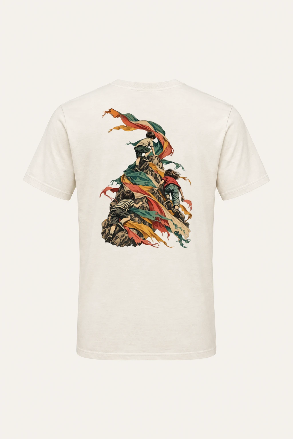 "Ribbon Peak Adventure" Heavyweight Unisex Crewneck T-shirt | Gildan 5000