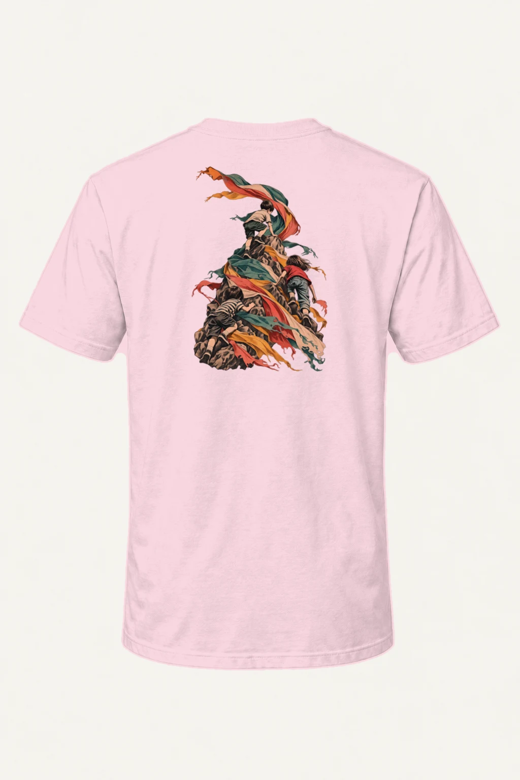 "Ribbon Peak Adventure" Heavyweight Unisex Crewneck T-shirt | Gildan 5000