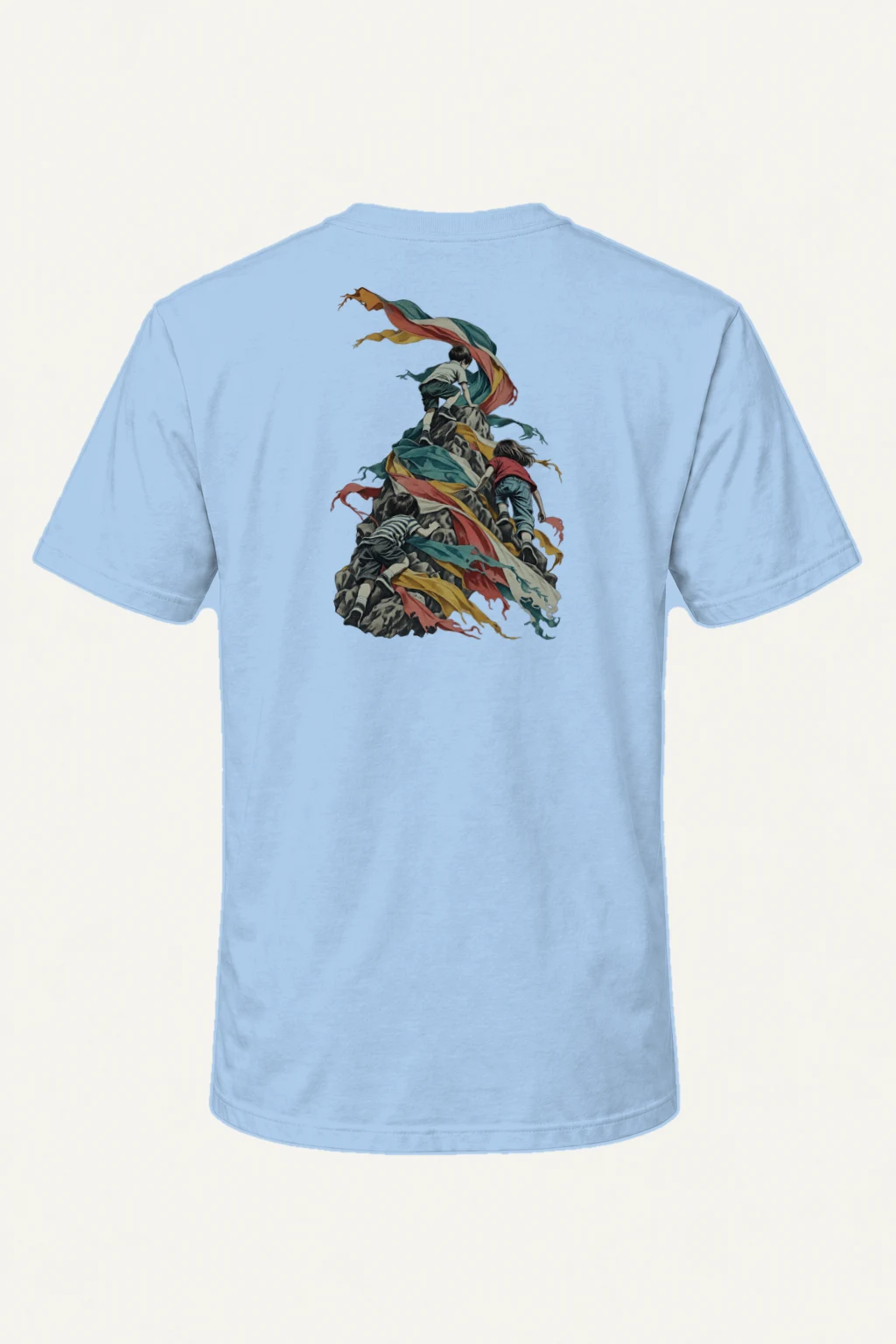 "Ribbon Peak Adventure" Heavyweight Unisex Crewneck T-shirt | Gildan 5000