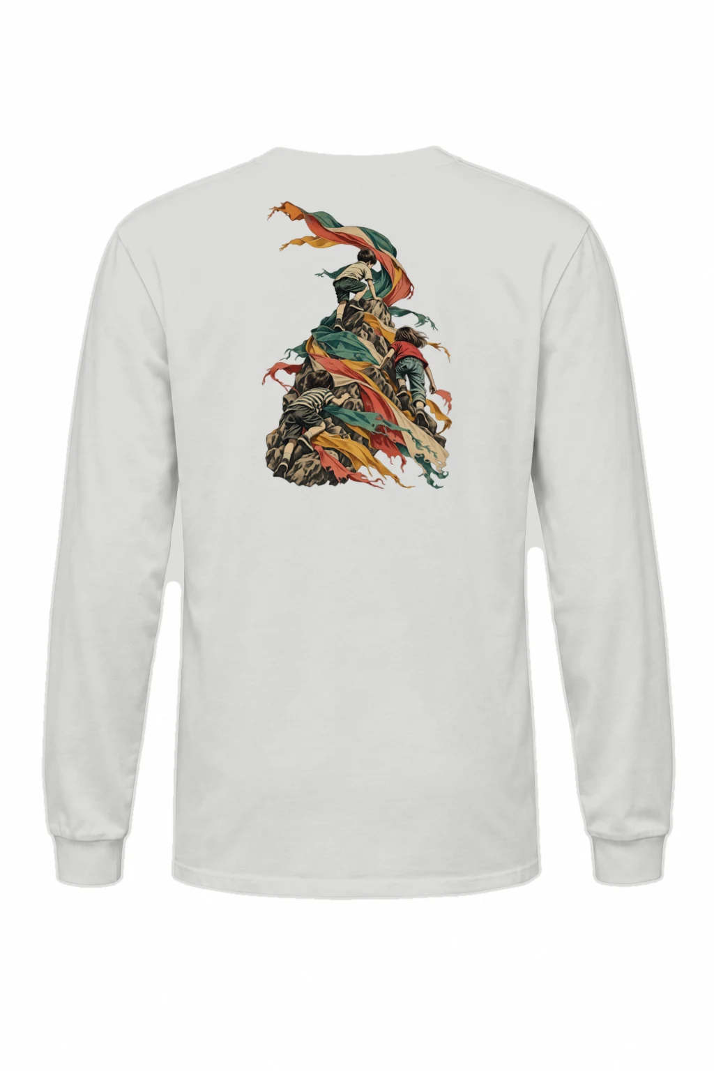 "Ribbon Peak Adventure" Unisex Longsleeve T-shirt | Gildan 2400