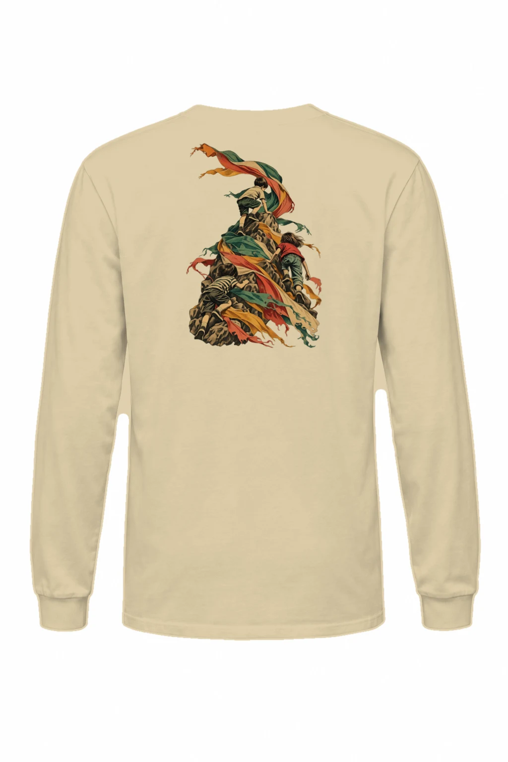 "Ribbon Peak Adventure" Unisex Longsleeve T-shirt | Gildan 2400